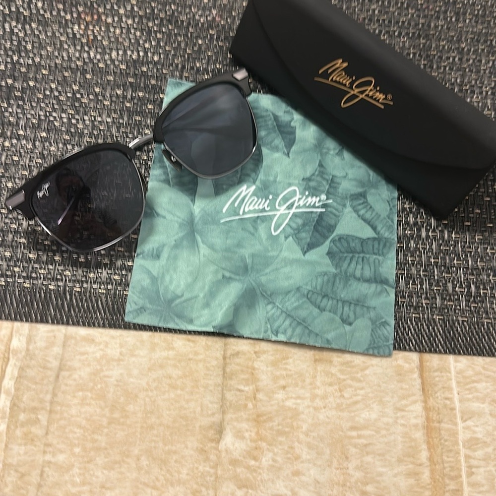 Maui Jim Charcoal Sunglasses with Case